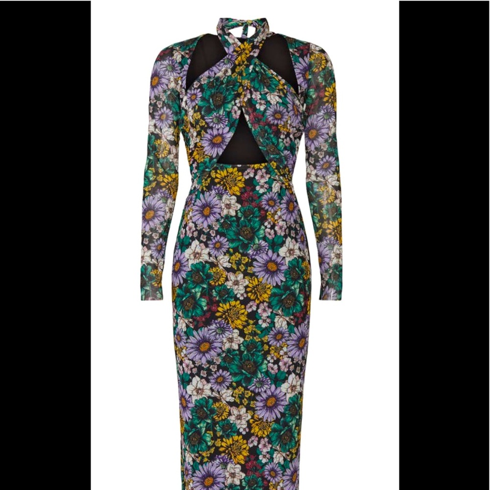 NEW! AFRM Adut Garden Halter Dress S